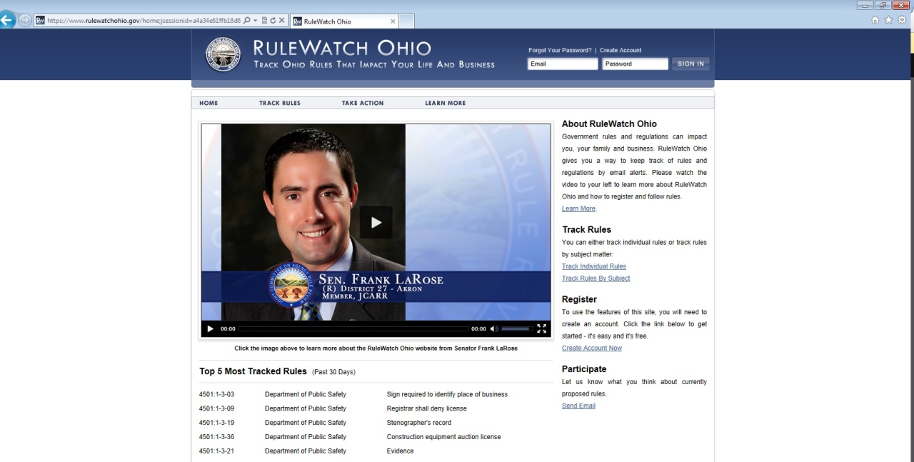 New Website Helps Ohioans Monitor Regulations