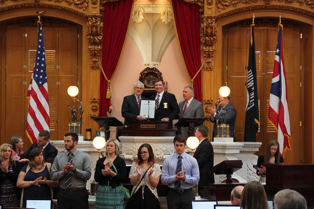 Ohio House Honors Ernie Moore as Ohio's Warden of the Year