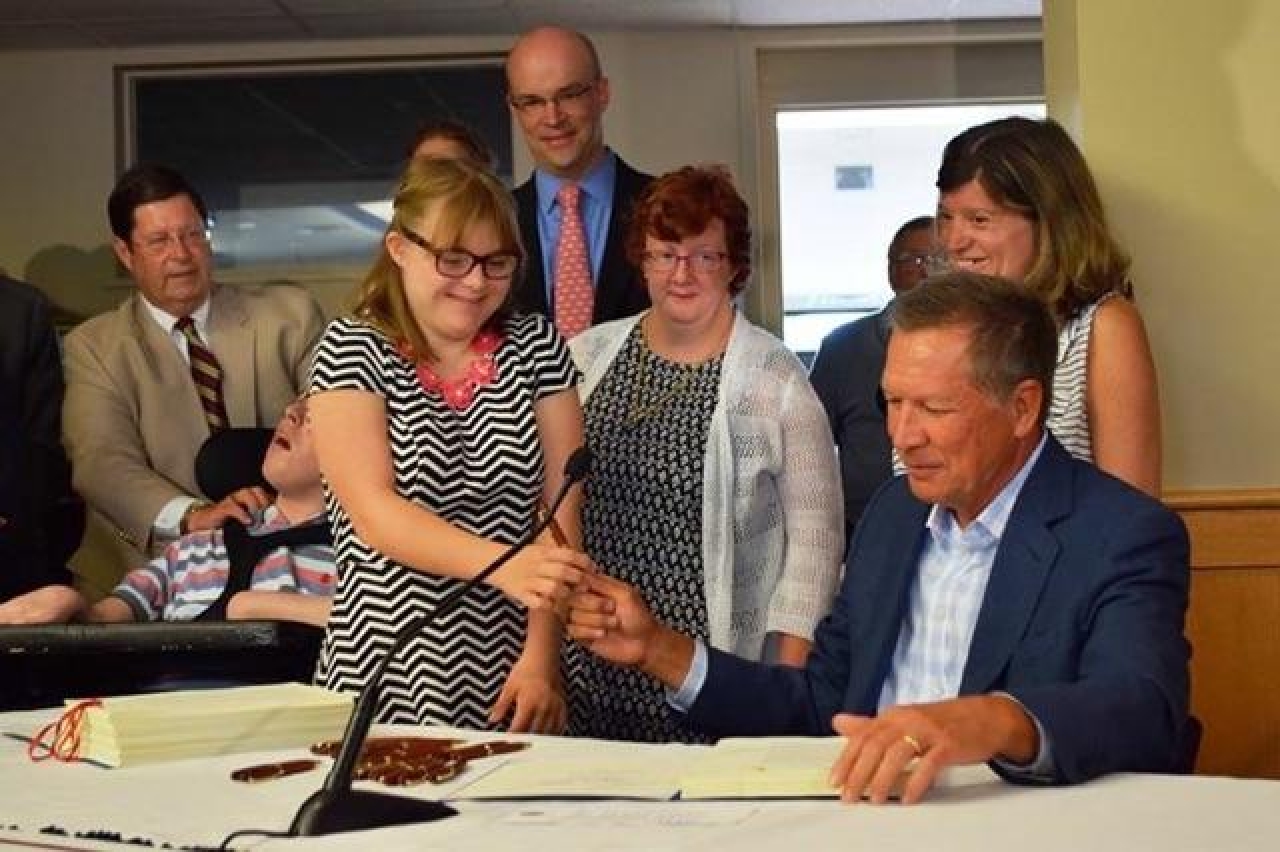 Governor Kasich  Signs Legislation, Changes Terms for People With Intellectual Disability in Ohio Law
