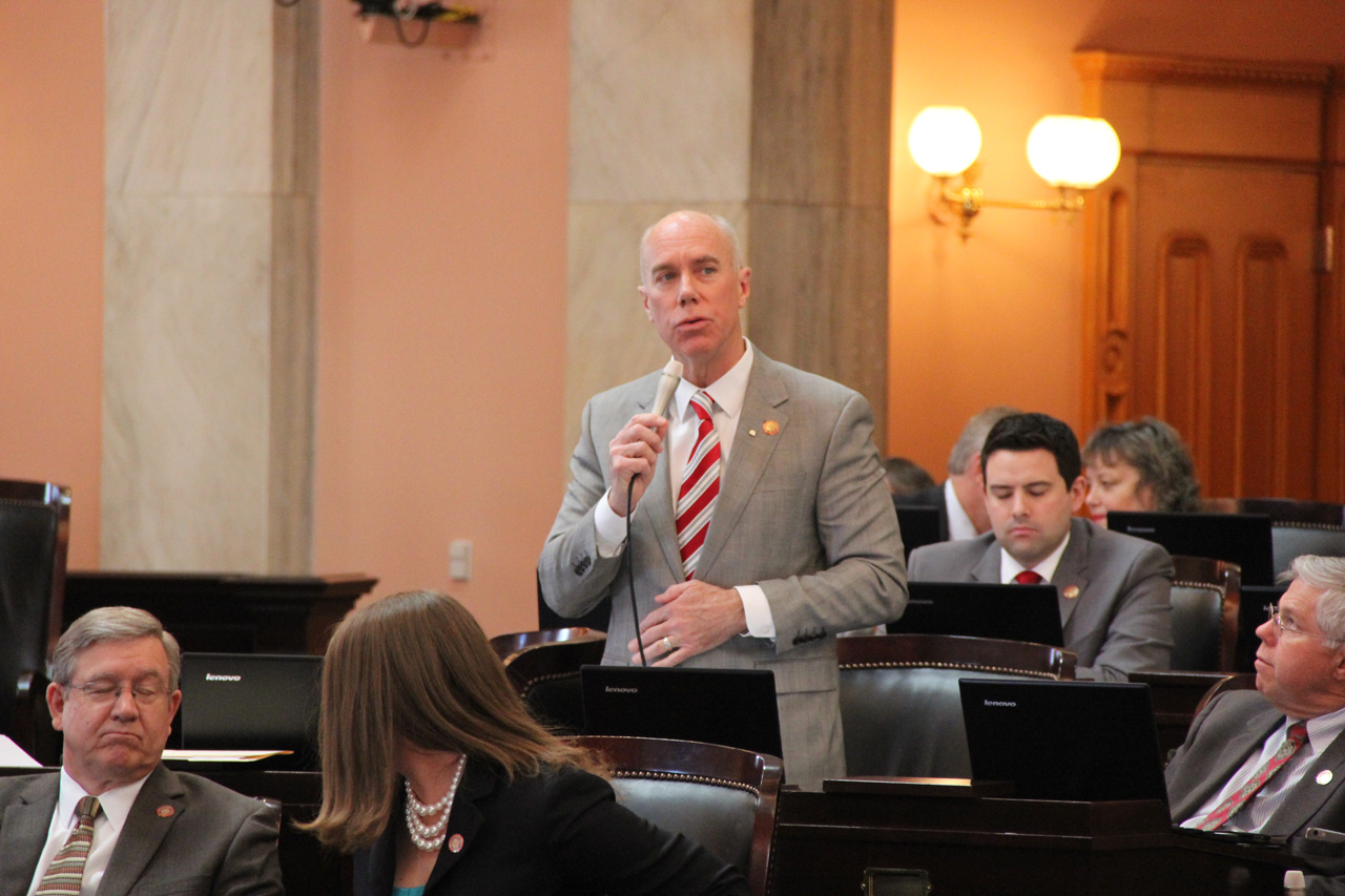 Rep. Ginter speaks about a bill on the House floor