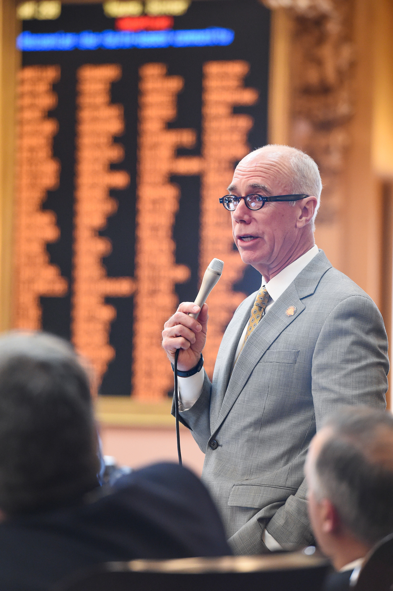 Rep. Ginter speaks during House Session April 11, 2018.