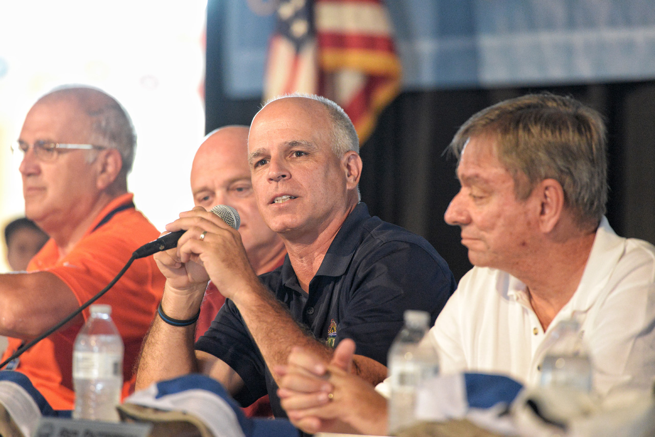 Rep. Koehler during Ag Committee hearing at the Ohio State Fair August 1, 2017.