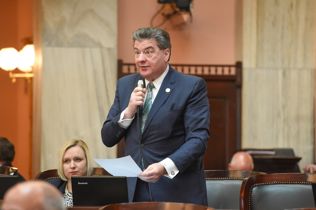 Rep. Patton during House Session May 2, 2017.