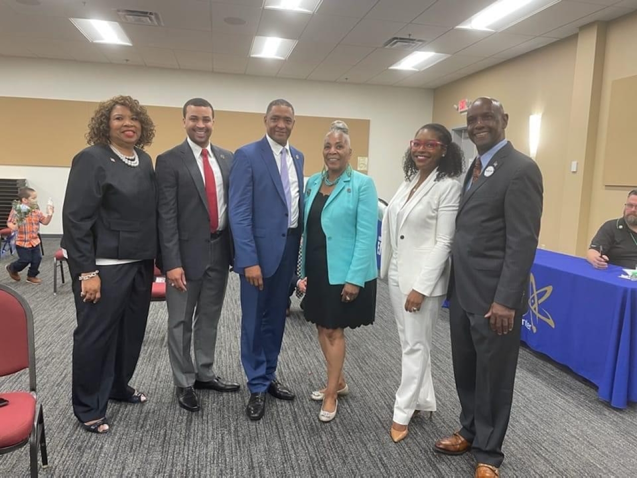 Reps. Ingram, Sykes, and Denson meet with Cedric Richmond, Director of the White House Office of Public Engagement, along with Sen. Cecil Thomas and Commissioner Stephanie Summerow Douglas
