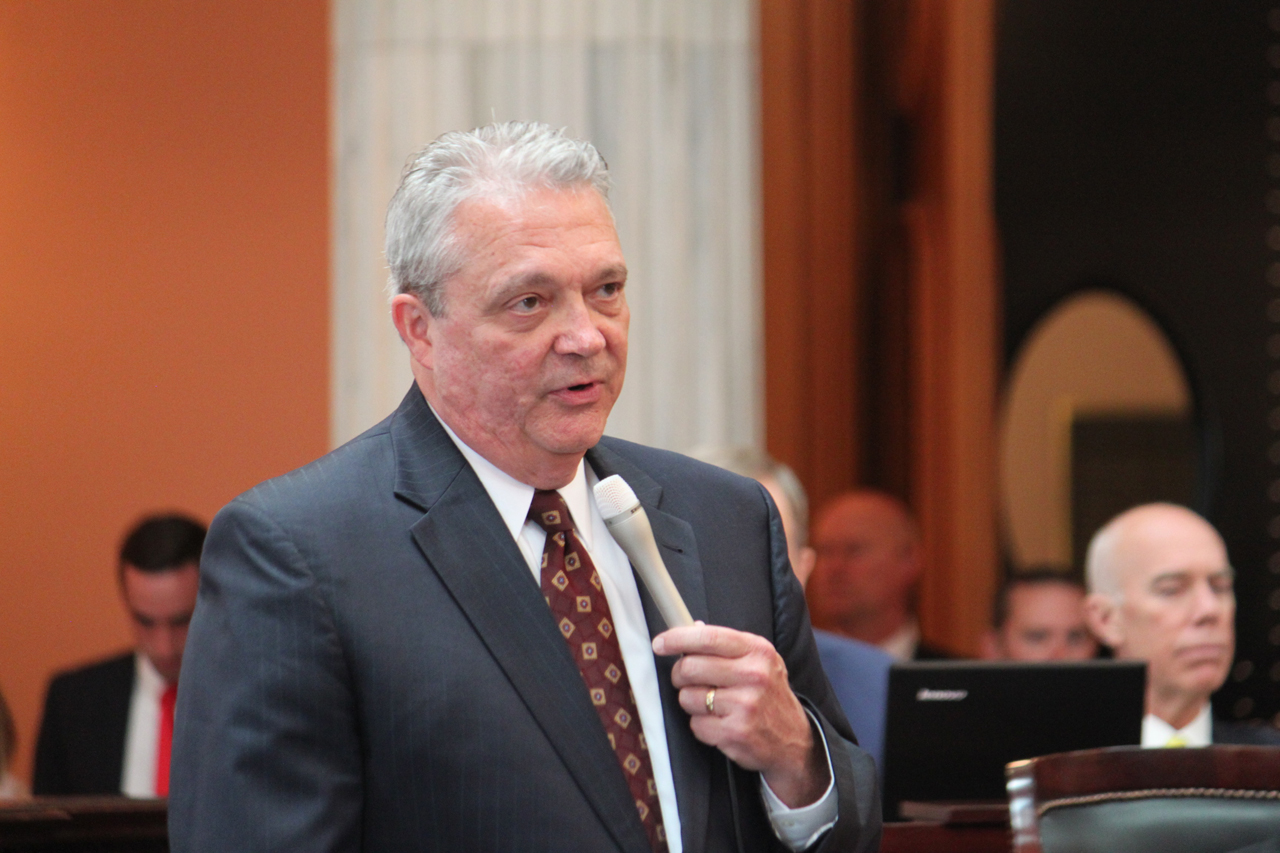 Rep. Brown speaking on the House floor