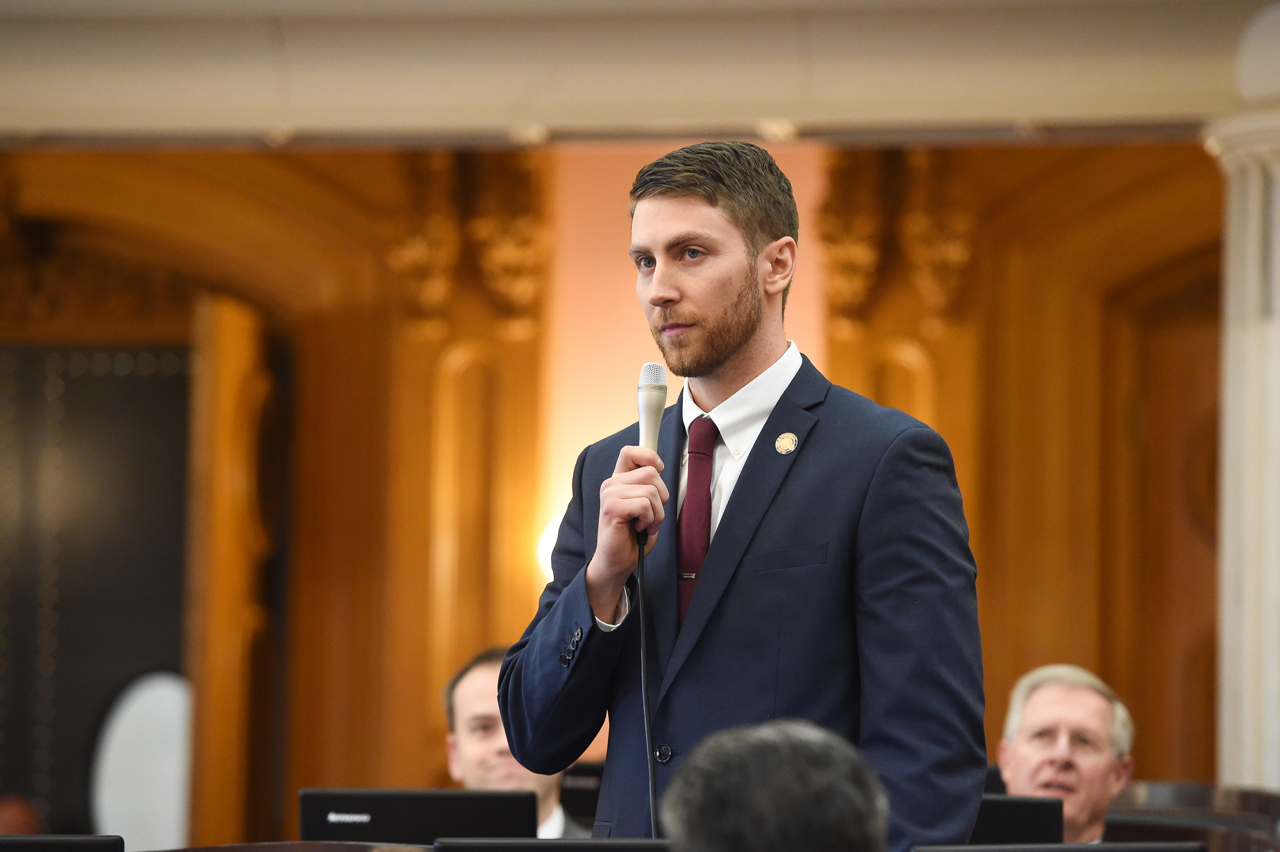 Rep. McClain addresses the House of Representatives.