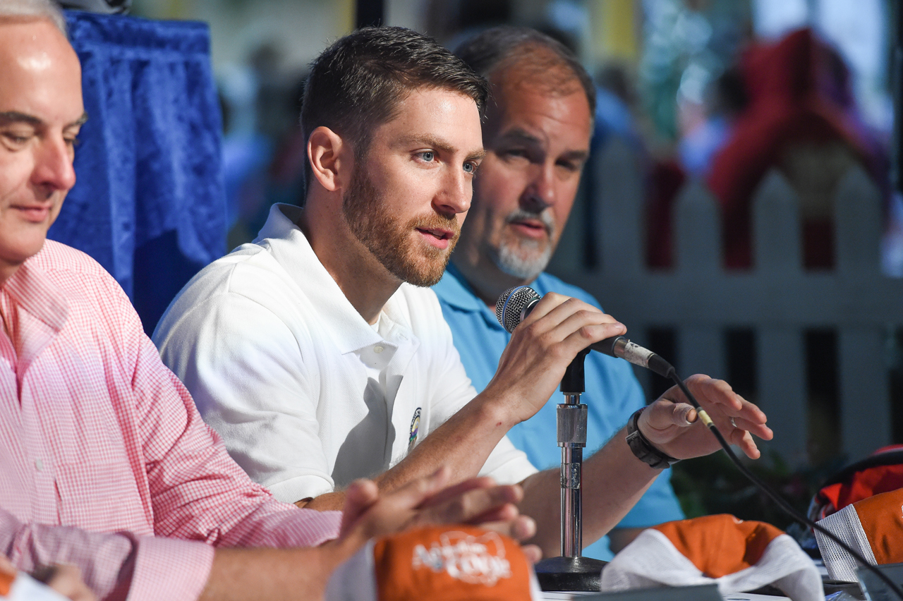 Rep. McClain during Ag Committee hearing at the Ohio State Fair July 31, 2018.