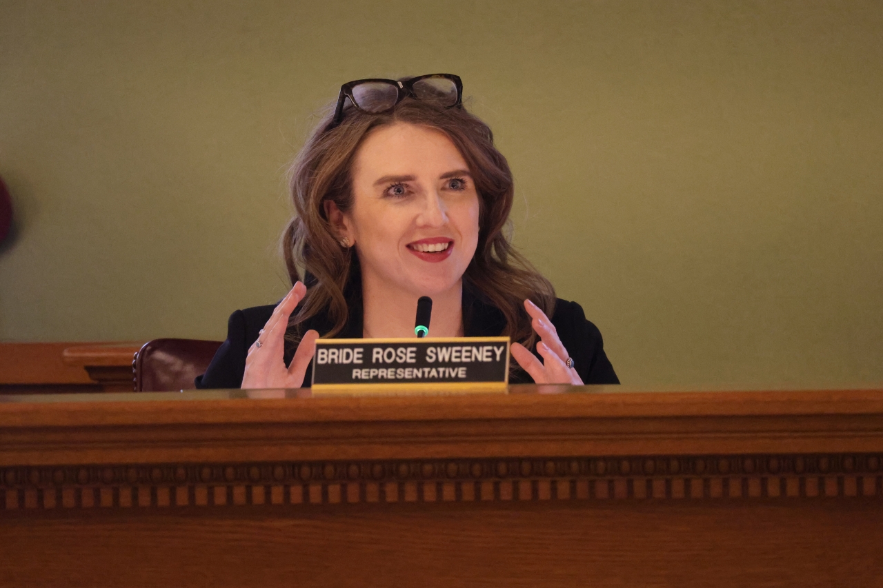Rep. Sweeney asks questions during the February 24, 2025 Controlling Board hearing