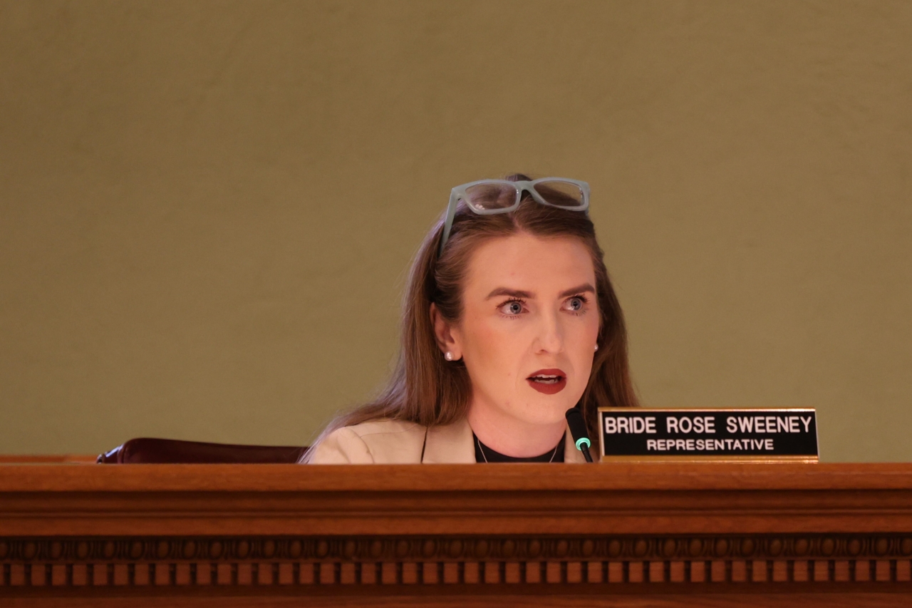 Rep. Sweeney asks questions during the May 5, 2025 Controlling Board hearing