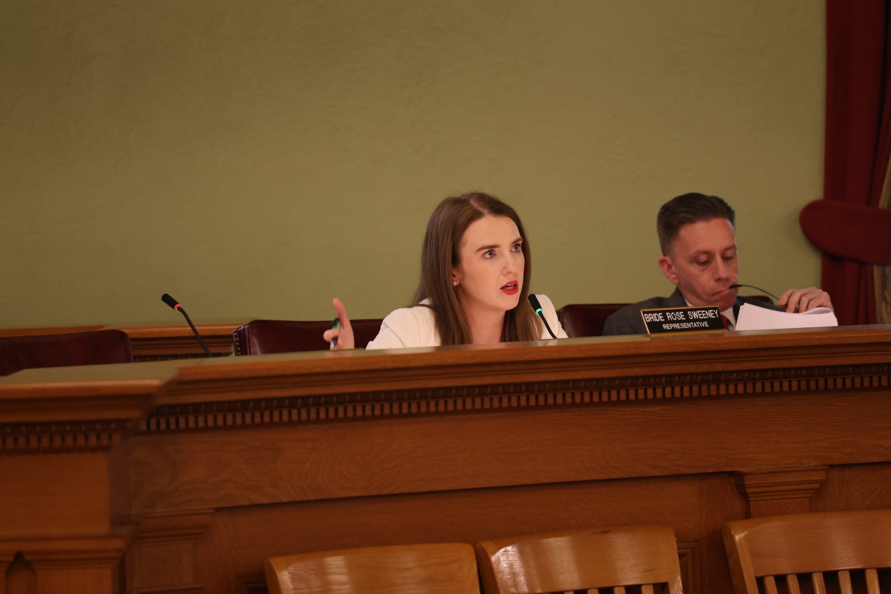 Rep. Sweeney asks questions during the June 2, 2025 Controlling Board hearing