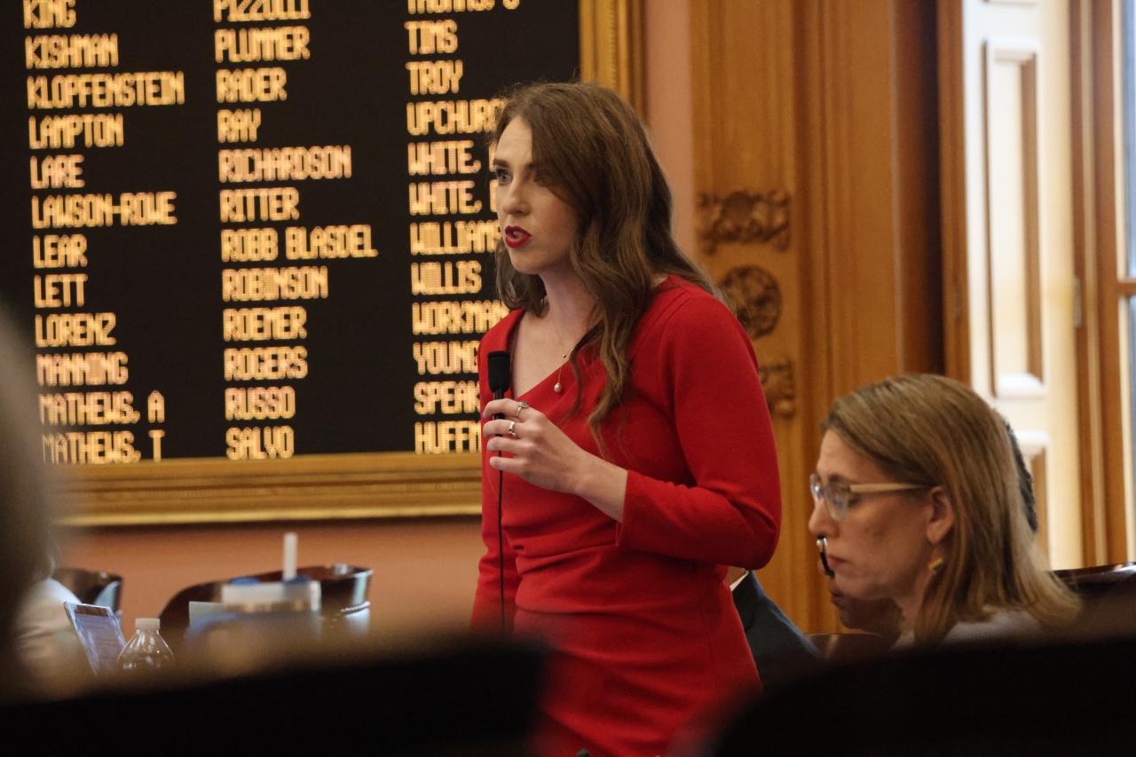 Rep. Sweeney speaks during House Session about the state's operating budget as Ranking Member of the House Finance Committee
