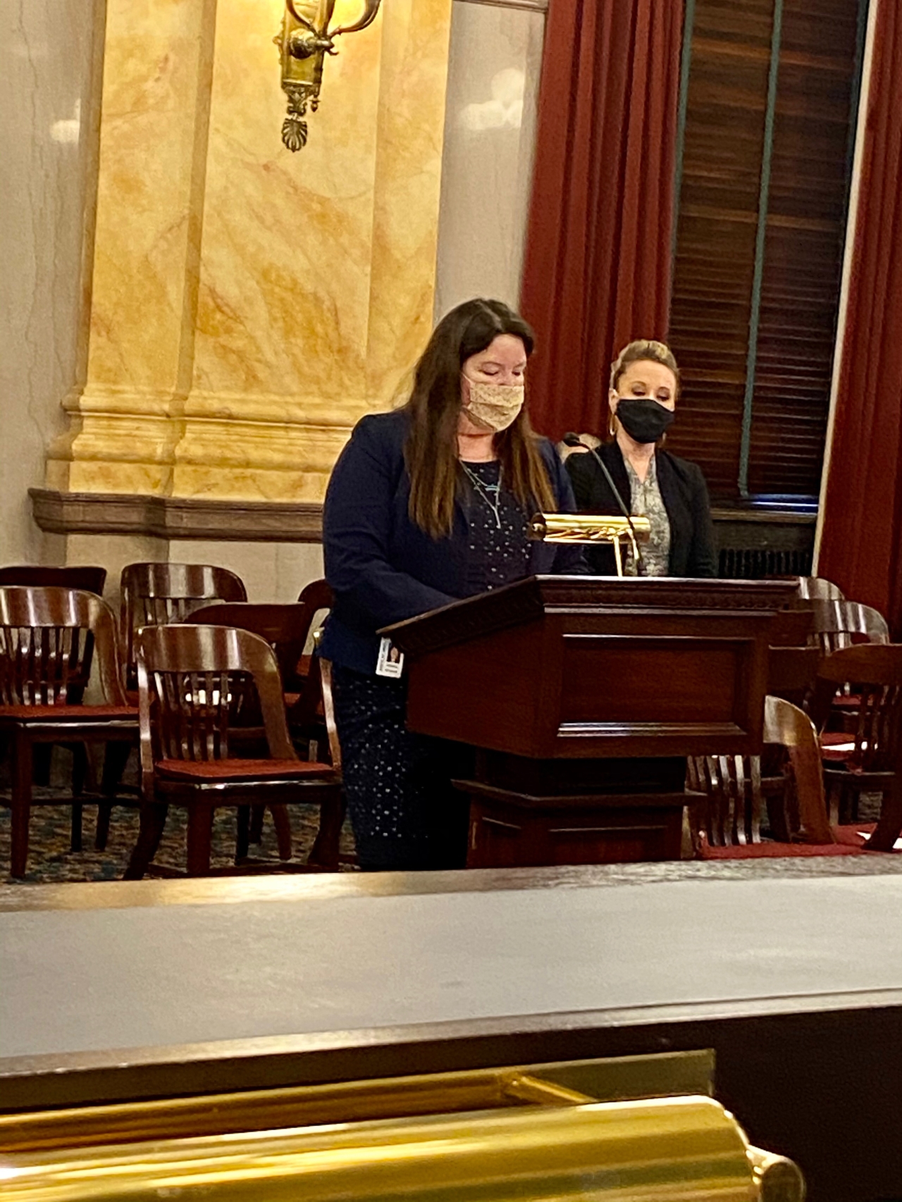Rep. Miranda testifies alongside Rep. Manchester on their bipartisan school counselor bill