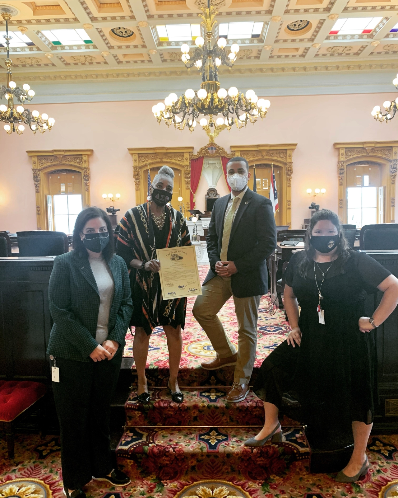 The Cincinnati delegation on the House floor
