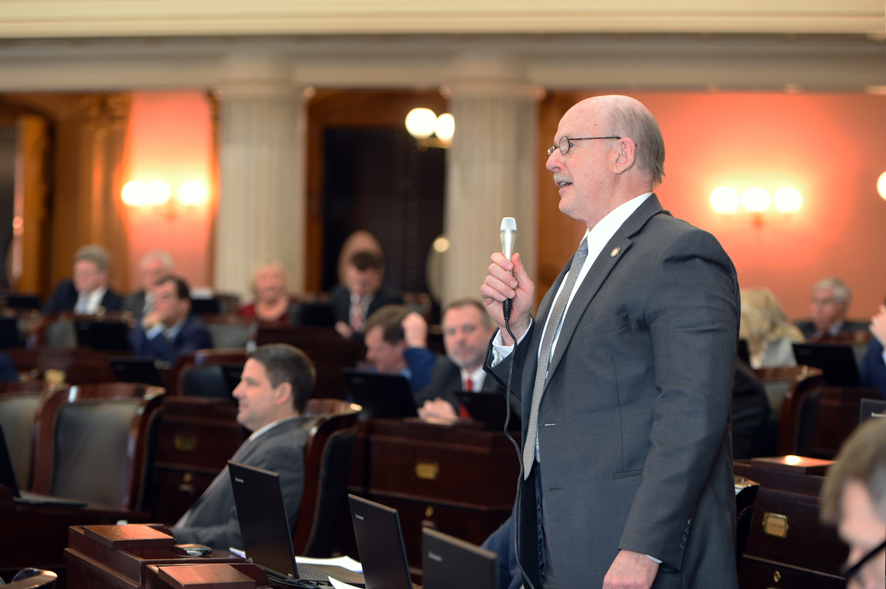 Rep. Roemer speaks on the House floor.