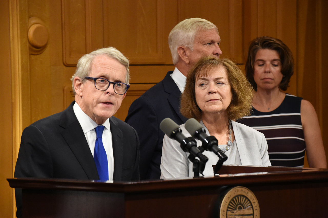 Rep. Manning attends a press conference about school safety