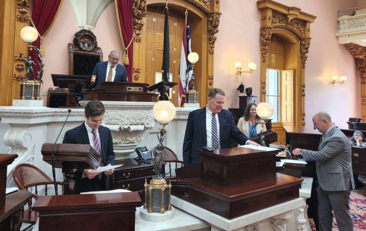 State Representative Jamie Callender leads non-voting session Aug. 17.