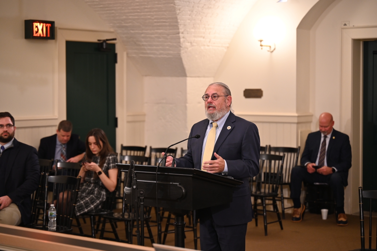 Rep. Callender provides testimony during a House Homeland Security Committee meeting.