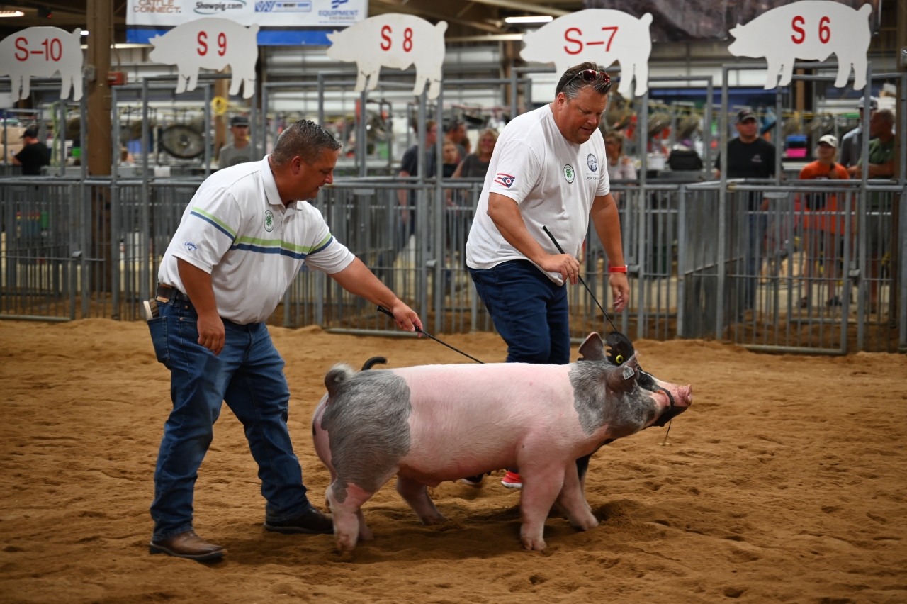 Rep. Cross participates in the annual "Pork Off" at the Ohio State Fair.