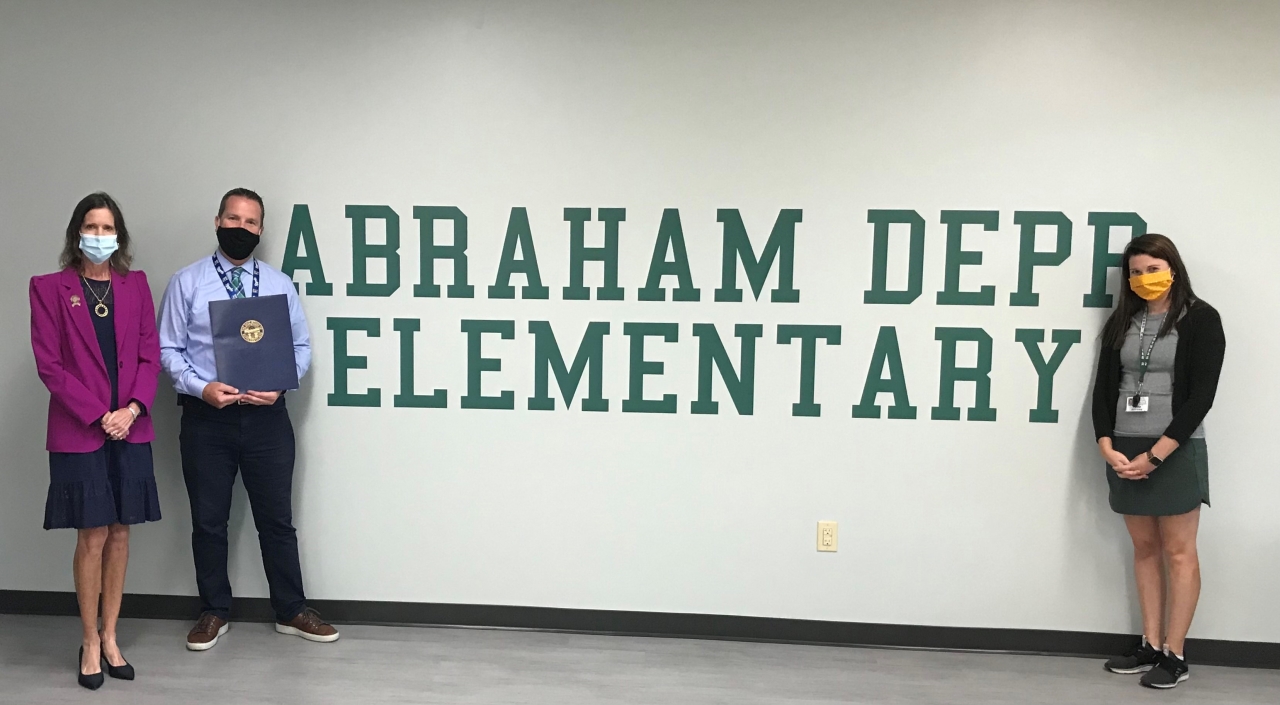 Rep. Richardson visits Abraham Depp Elementary School