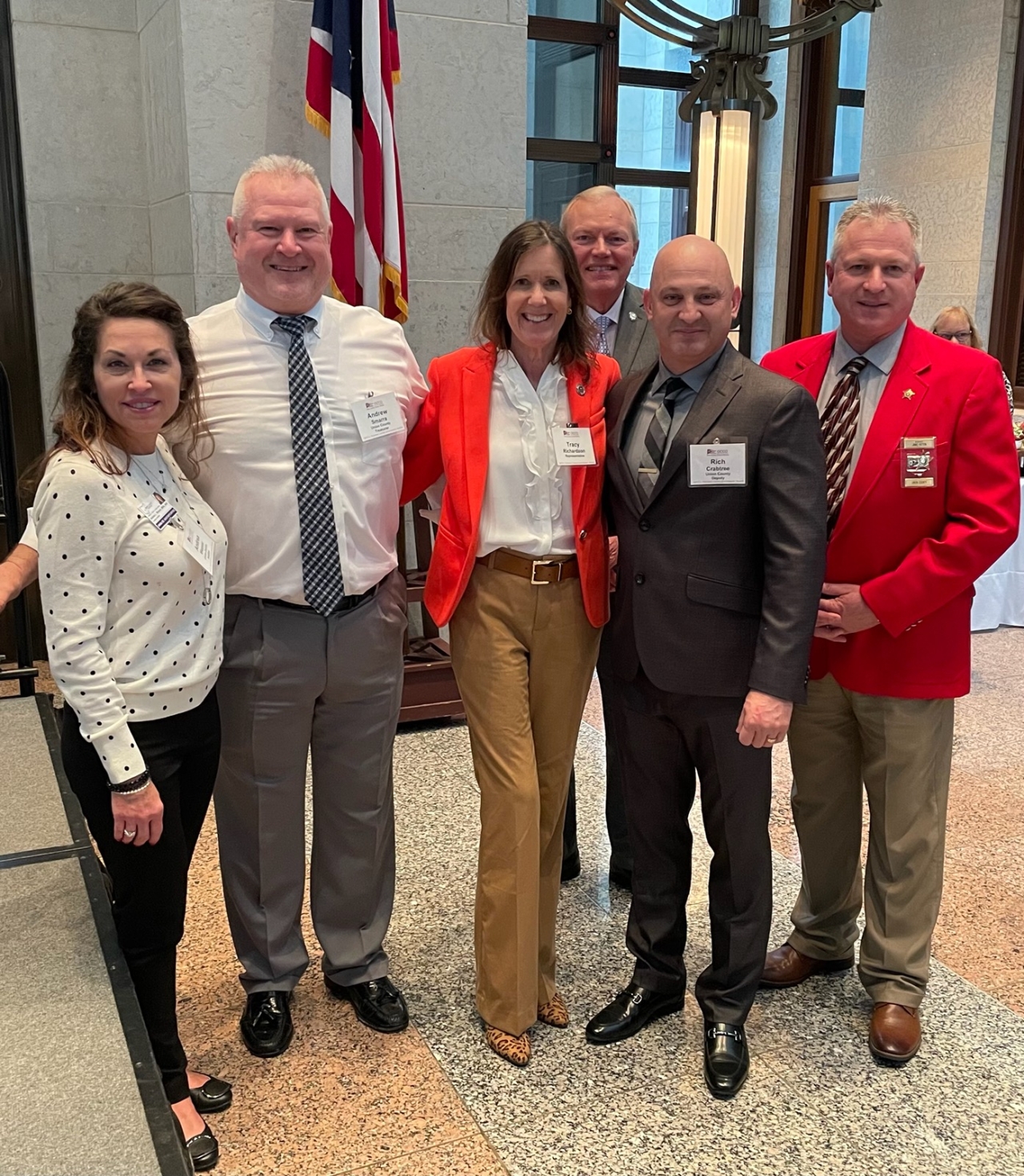 Rep. Richardson and Senator Reineke visit with the Ohio Council of County Officials. It was great to have them at the Statehouse!