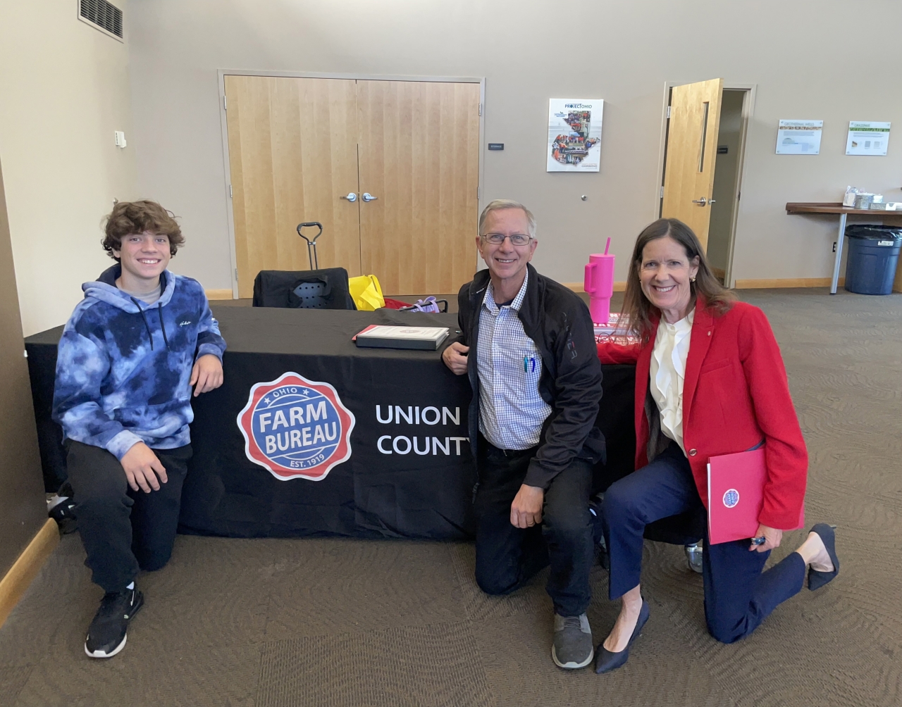 Representative Richardson with members of the Union County Farm Bureau.