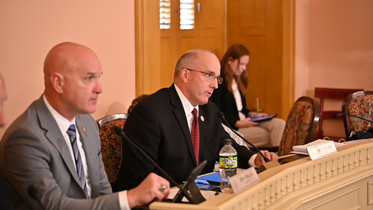 Rep. Holmes chairs the House Aviation and Aerospace Committee.