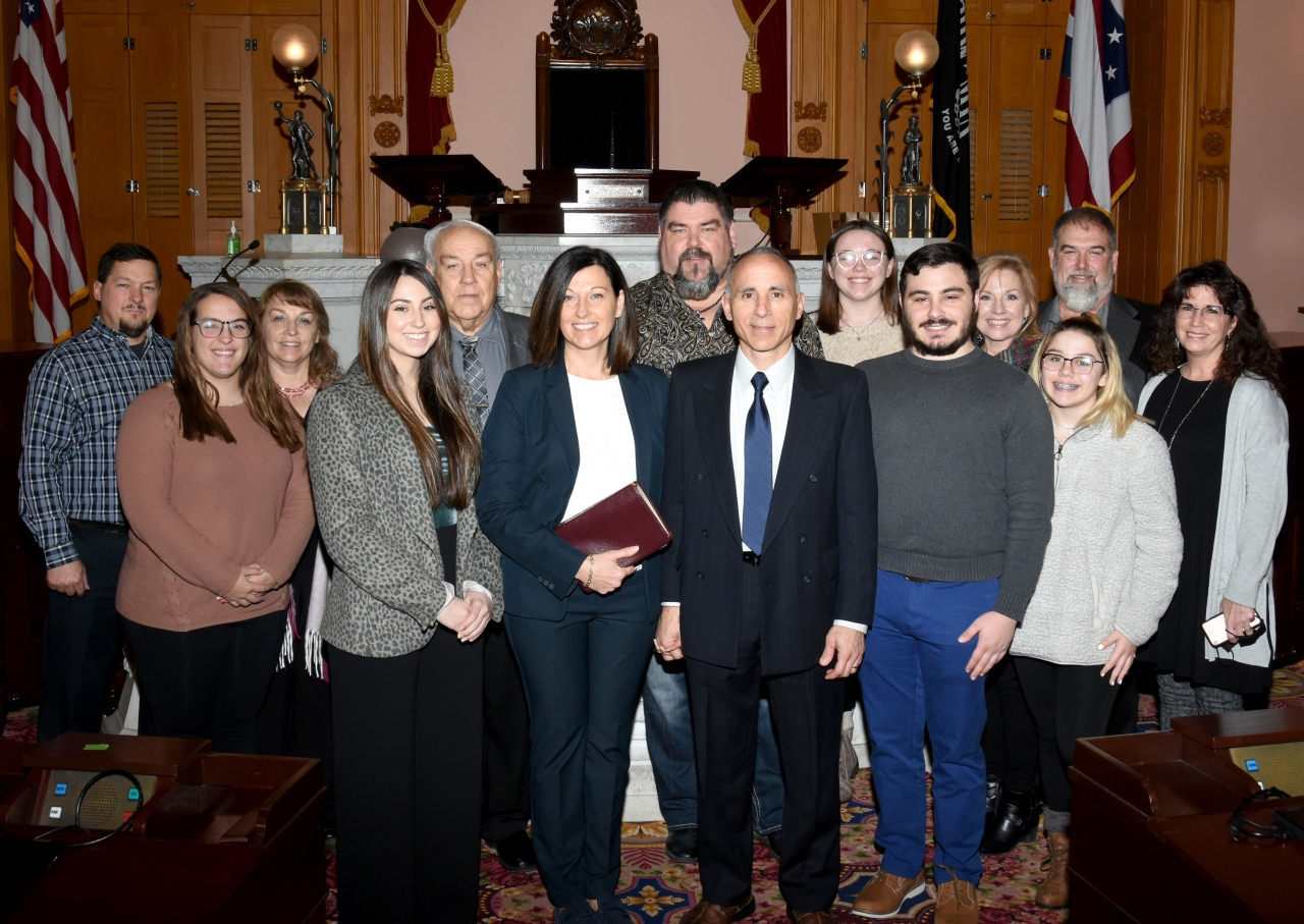 Rep. John is honored to be with her family during swearing-in day.