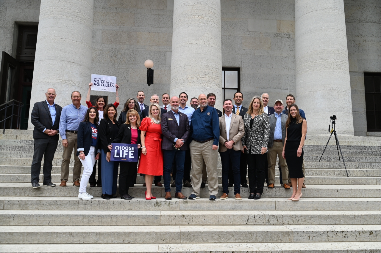 Rep. John participates in the 2023 March for Life.