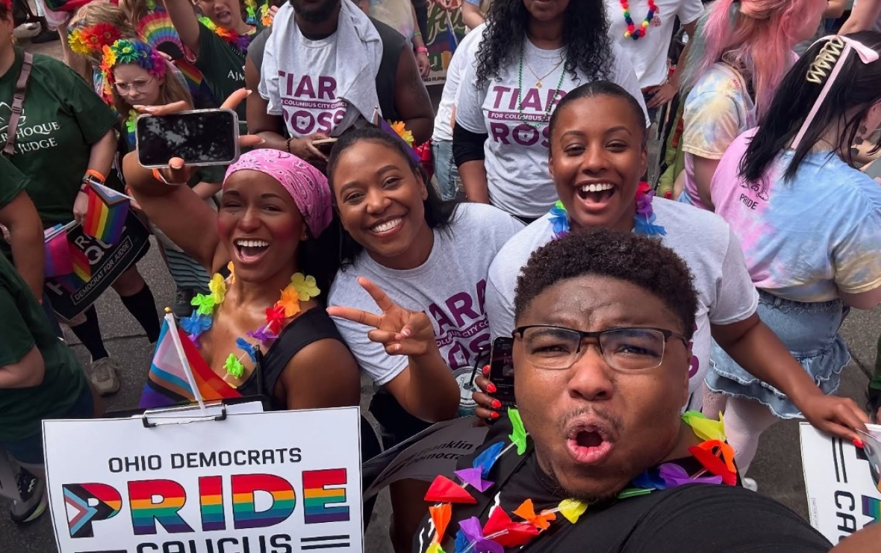 Rep. Jarrells at Columbus Pride 2025.