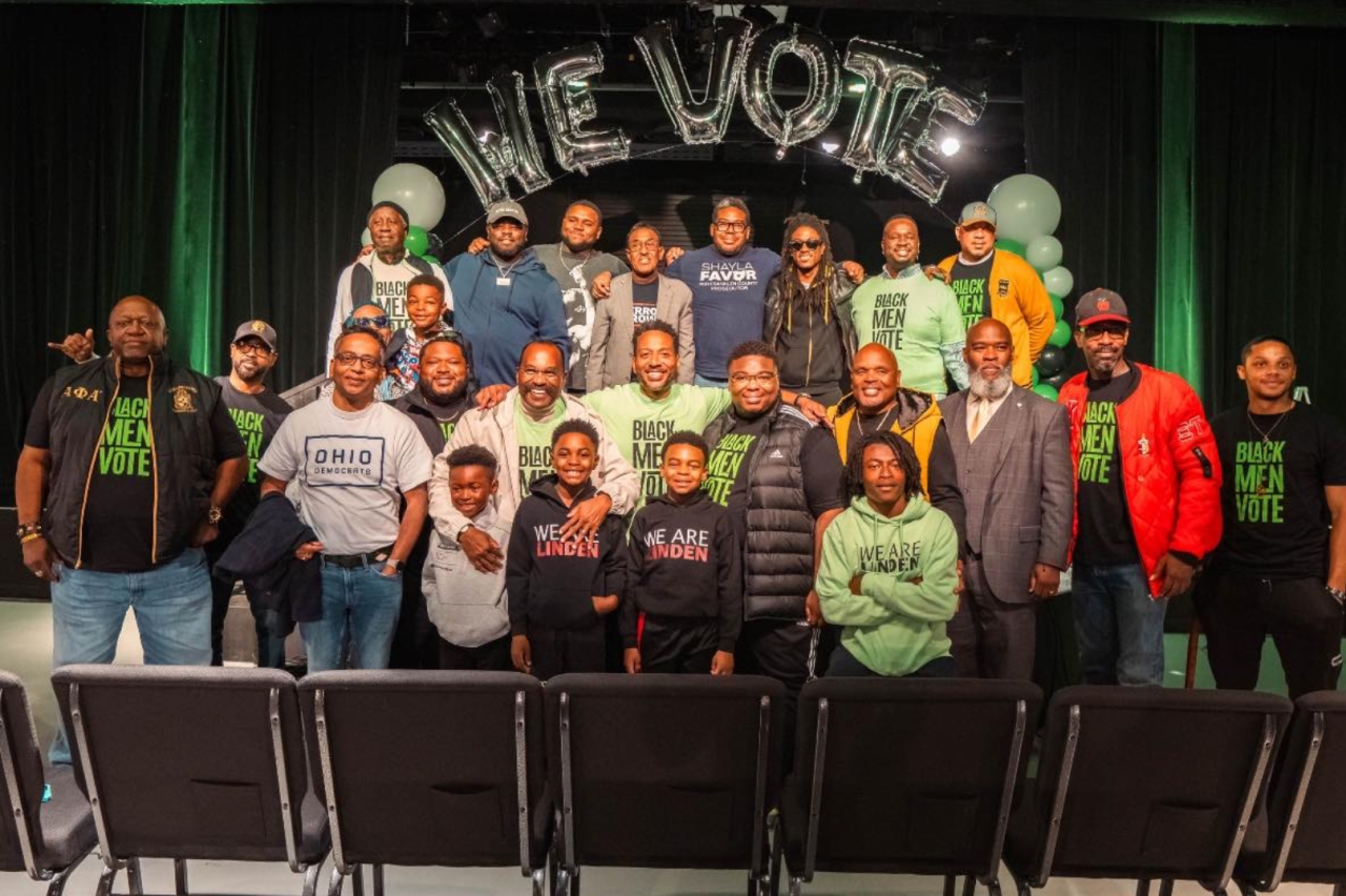 Rep. Jarrells at a Black Men Vote event.