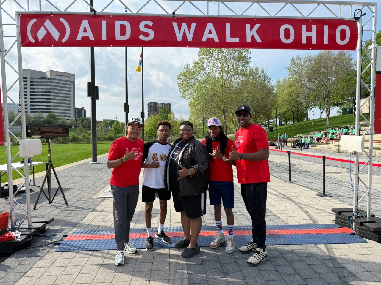 Rep. Jarrells attends the AIDS Walk Ohio.