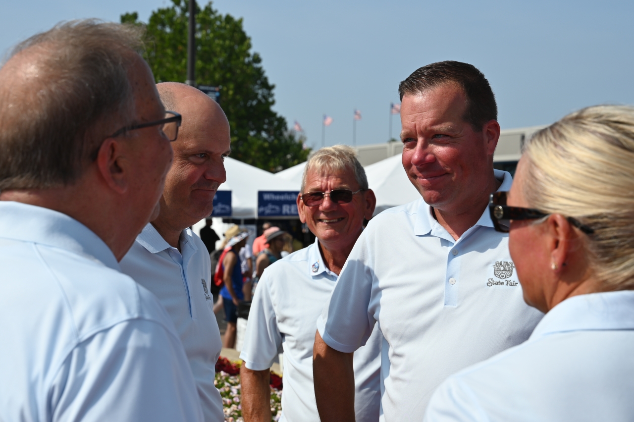 Rep. Creech participates in the 2023 opening day ceremony of the Ohio State Fair.