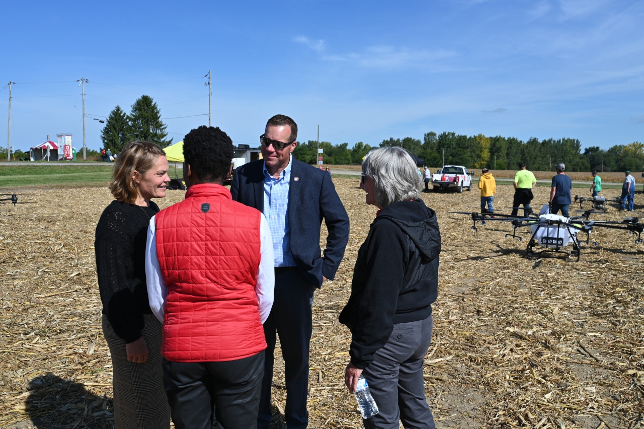 Rep. Creech tours the 2023 Farm and Science Review.
