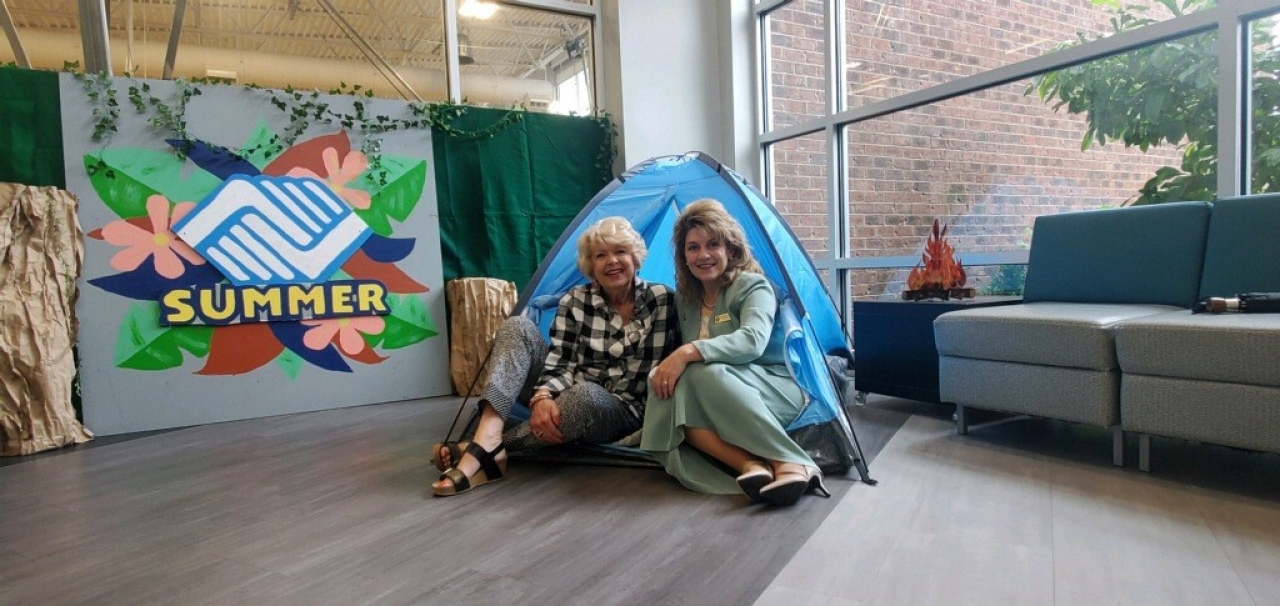 Rep. Gross visits the West Chester/Liberty facility of the Boys & Girls Club with Founder and CEO, Patti Alderson.