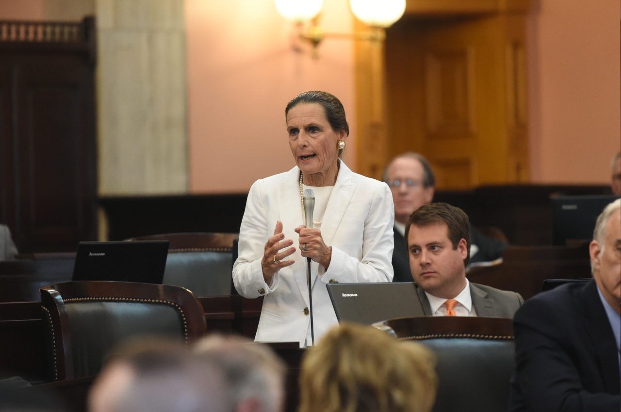 Rep. Schmidt speaks on the House floor regarding transgender women in sports.