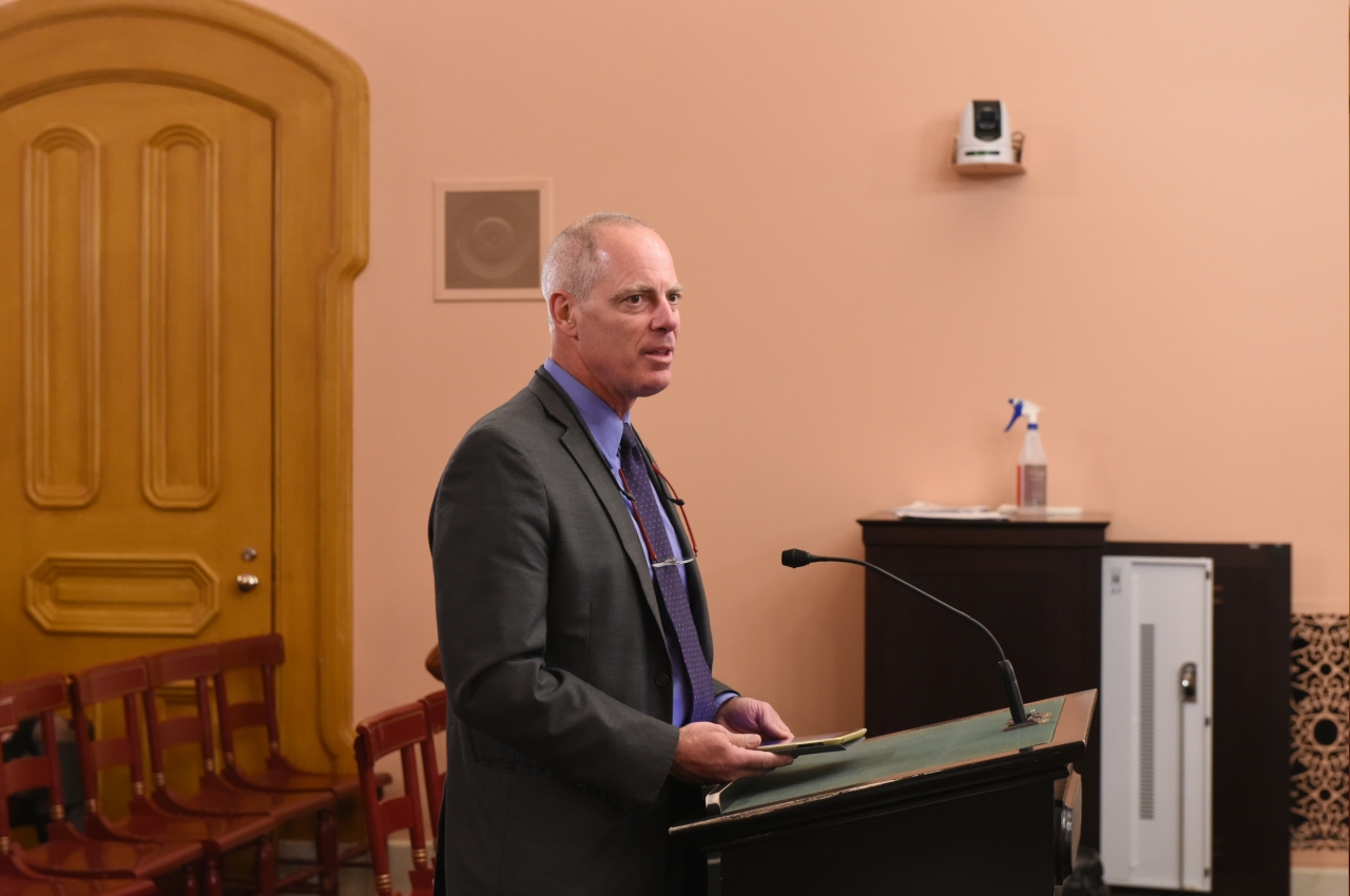 Rep. Bird introducing himself as a member on the House Health Committee