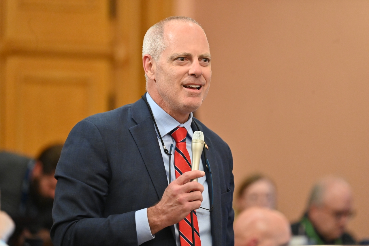 Rep. Bird speaks to a bill on the House floor