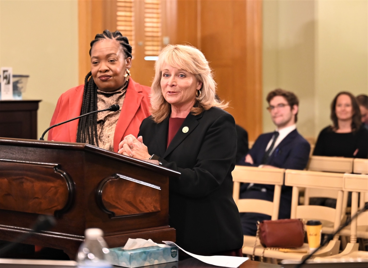 Rep. Ray provides sponsor testimony on the Pet Friendly Rental Act.