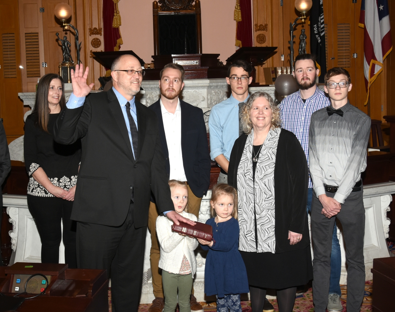 Rep. Click Sworn-In to the 134th General Assembly.