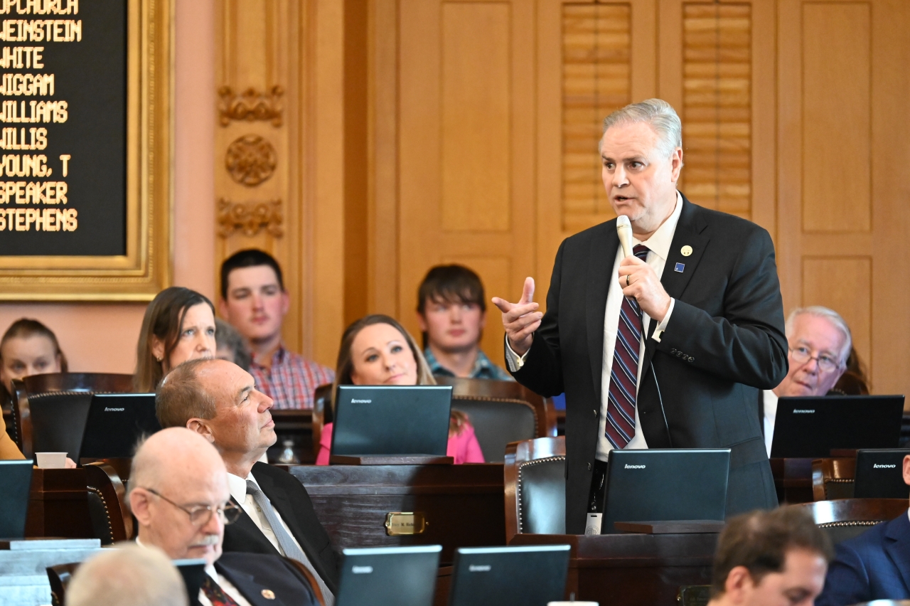 Rep. Johnson speaks on the House floor.