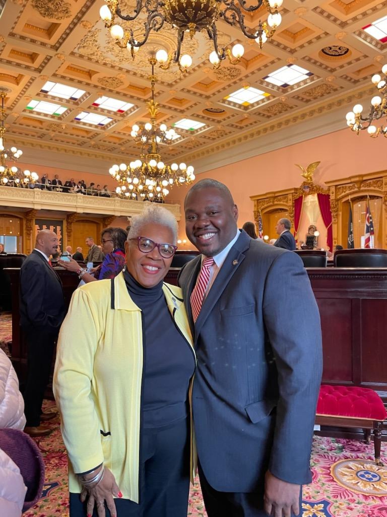 Rep. Rogers and Senator Paula Hicks-Hudson