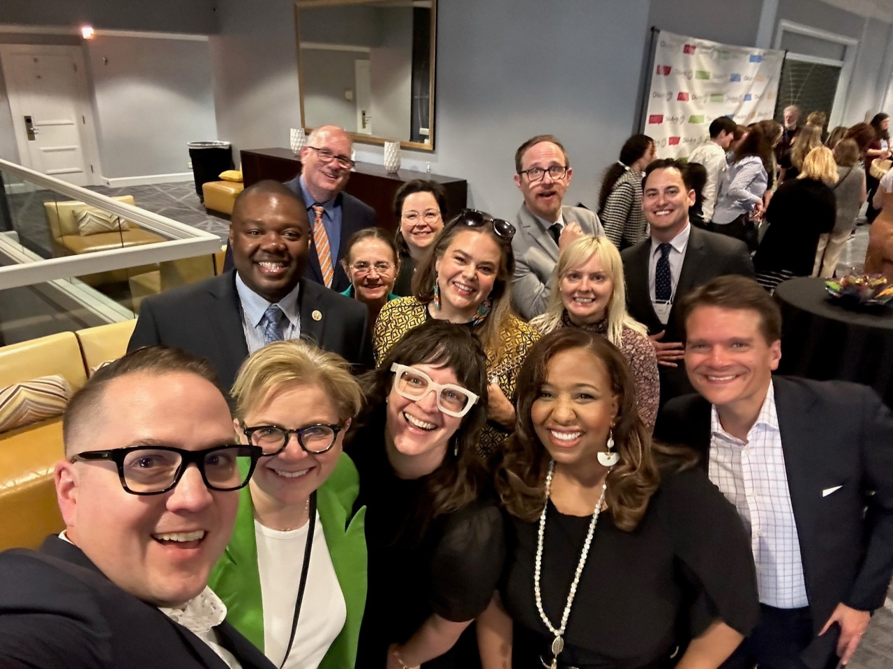 Rep. Rogers joined a group from the Toledo Museum of Art at the Governor's Awards for the Arts