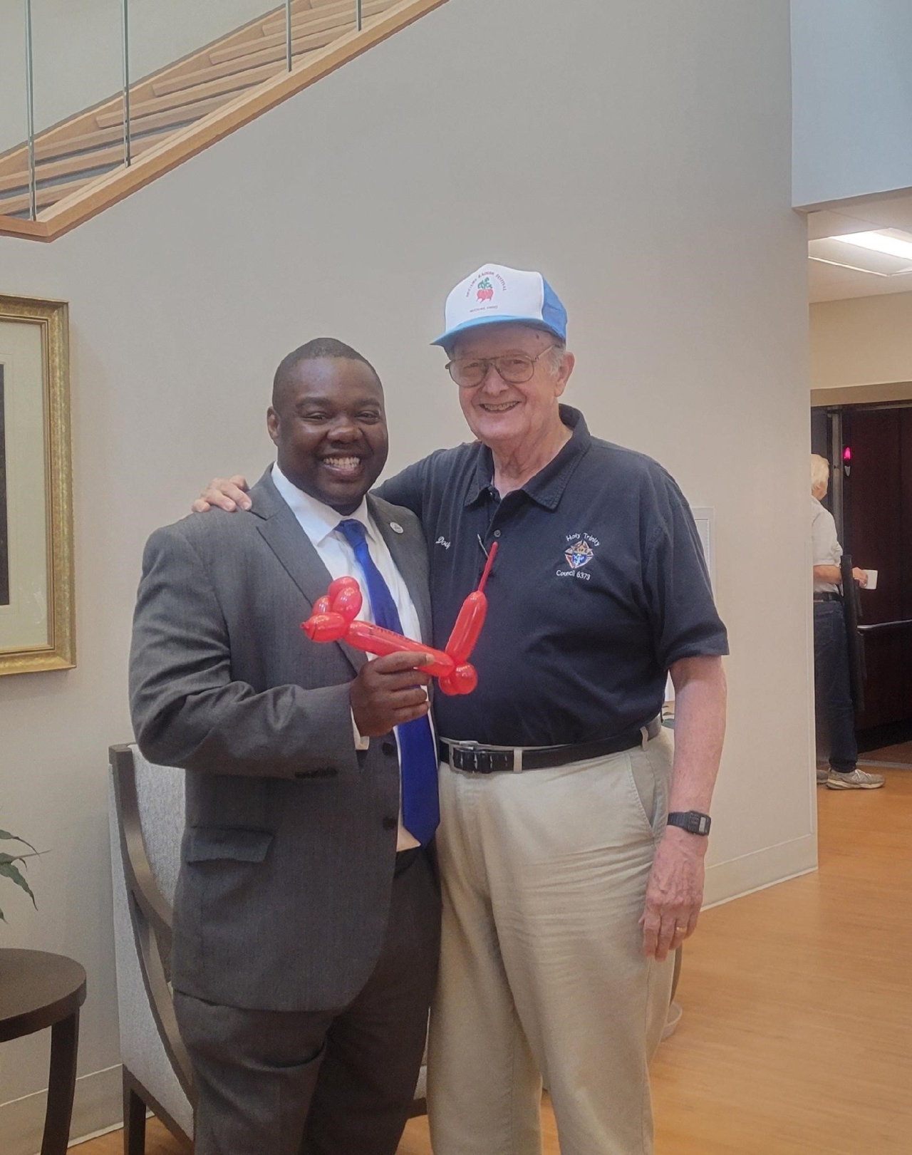 Rep. Rogers and Doug Kaufman at the Wood County Senior Center