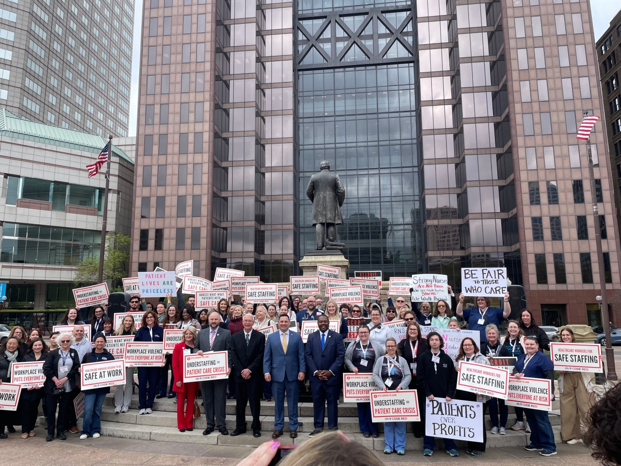 Rep. Rogers at the Code Red Demonstrations