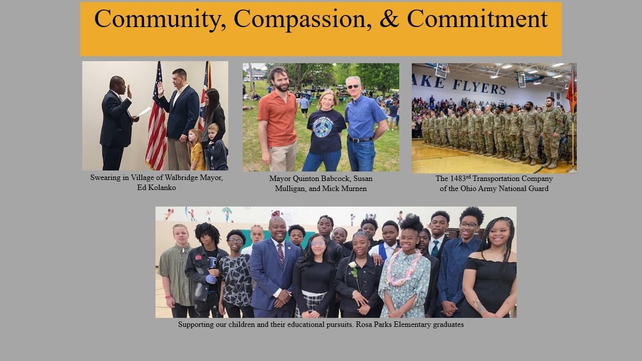 Meeting with Community Leaders and Constituents