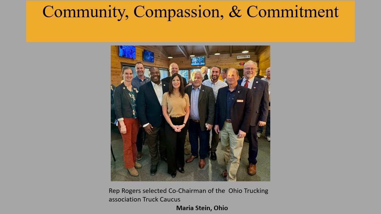 Rep. Rogers selected Co-Chairman of the Ohio Trucking Association Truck Caucus