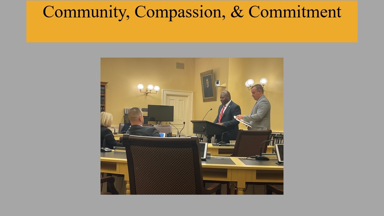 Rep. Rogers providing testimony