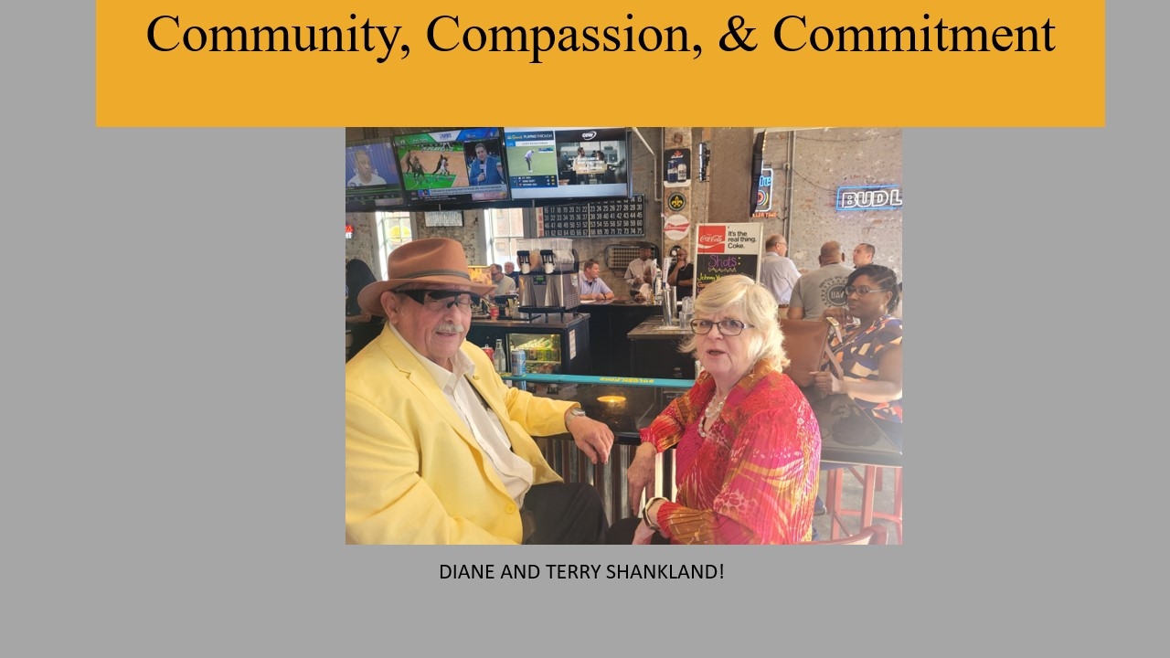 Meeting with Diane and Terry Shankland