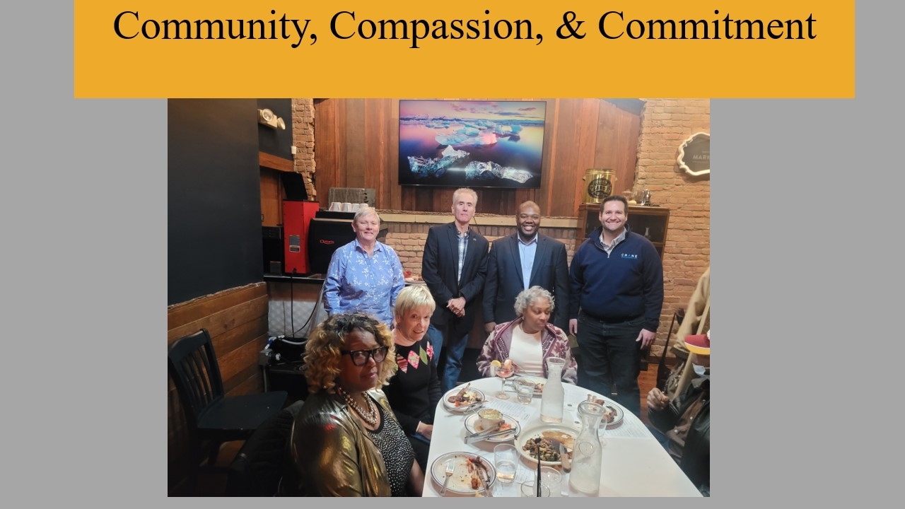 Meeting with constituents for a meal