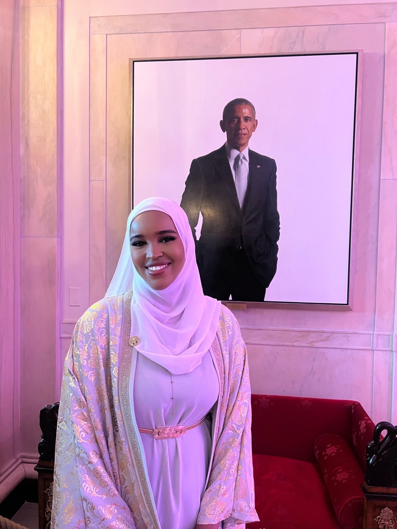 Rep. Munira at the Whitehouse